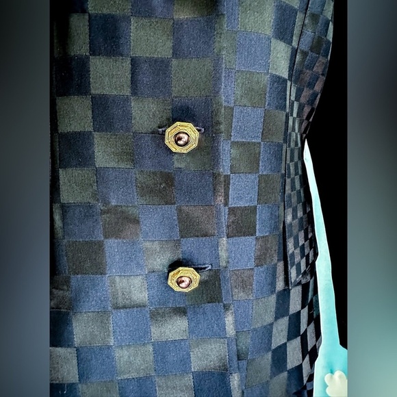 Anne Crimmins vintage checkered blue suit. - Picture 10 of 16